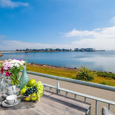 公寓 Ocean Feeling- 1 Og, Balkon, Ostseeblick, Kamin *