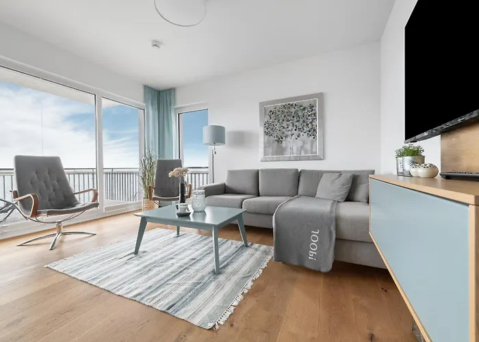 Appartement Ocean Feeling- 1 Og, Balkon, Ostseeblick, Kamin Olpenitz